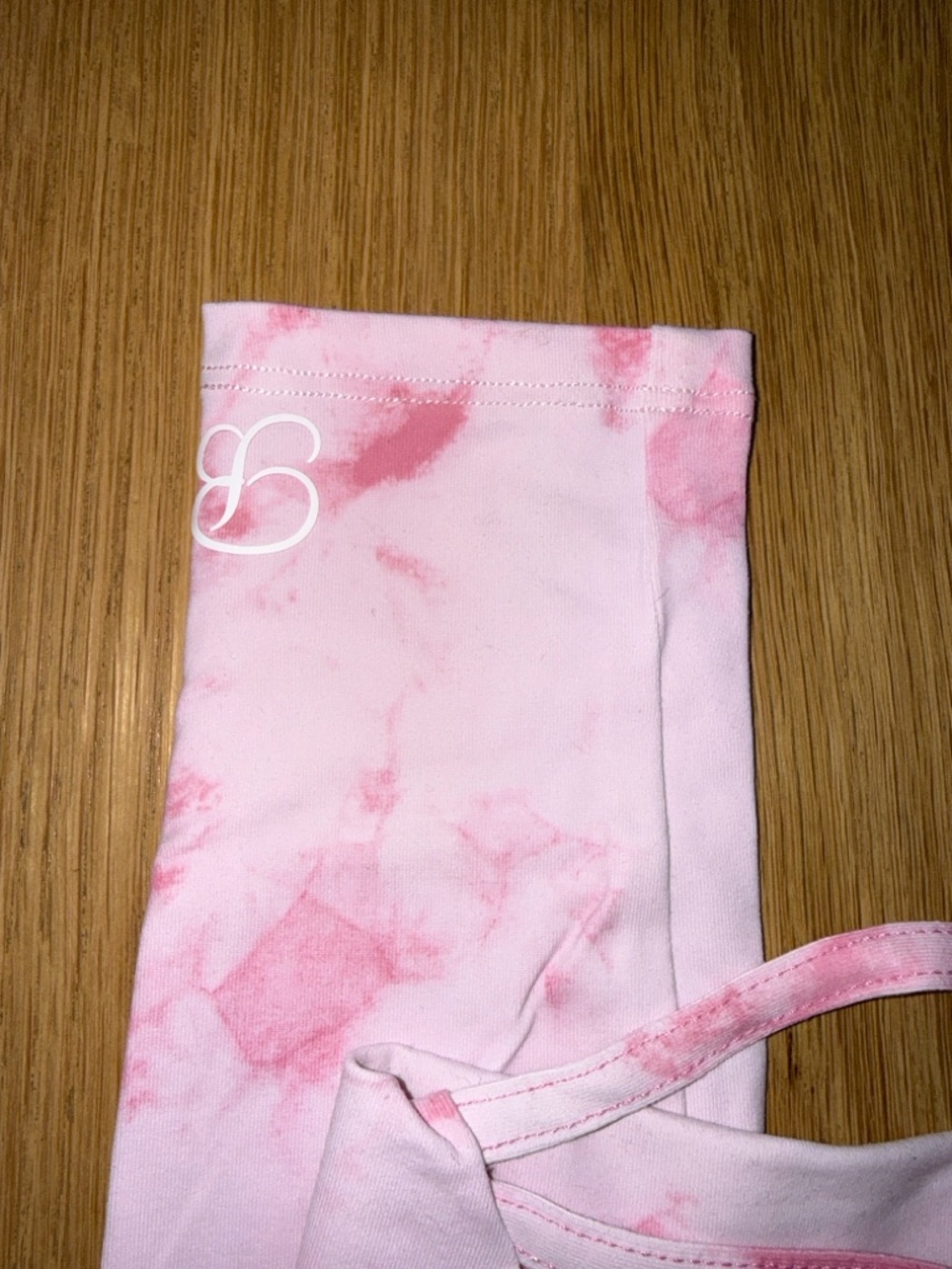 Bombshell Sportswear Pink Tie-Dye Crisscross Sports Bra & Legging Set, S/XS - Picture 10 of 10